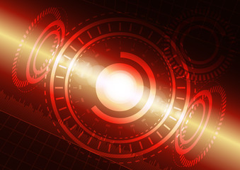 Abstract digital technology color background.