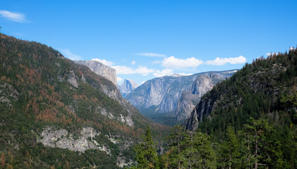 Valley view that has El Capitan and half dome at the back ground