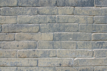 Old brick wall background. Grunge texture. Black wallpaper. Chinese style.