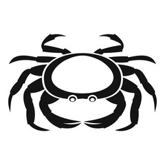 Seafood crab icon, simple style