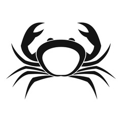 Crab icon, simple style