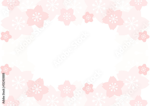 さくら 花柄 背景 イラスト フレーム Poster Art Art Posters Osame