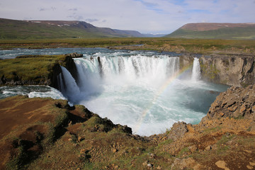 Fototapeta premium Godafoss Wasserfall in Island