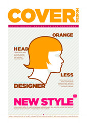 Magazine Cover Design Template
