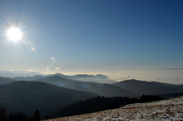 Schwarzwaldpanorama im Winter