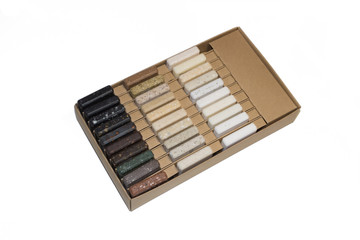 samples of artificial stone