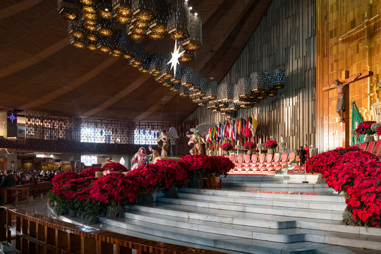 The Altar at the Basilica of Our Lady of Guadalupe in Mexico City