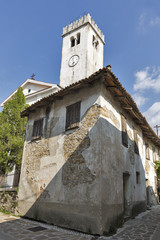 Church in Smartno medieval village, Slovenia.