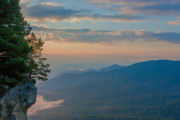 Mountain landscape in Caucasus
