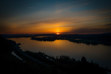 Naklejka premium Portland Sunset