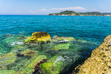 Coastline at ionian sea