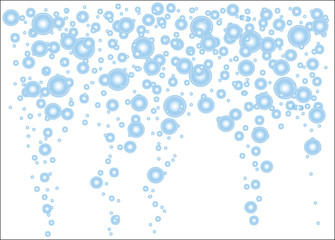 water bubbles that rise up