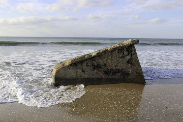 Blockhouse on the beach