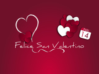 Felice San Valentino 14 Febbraio