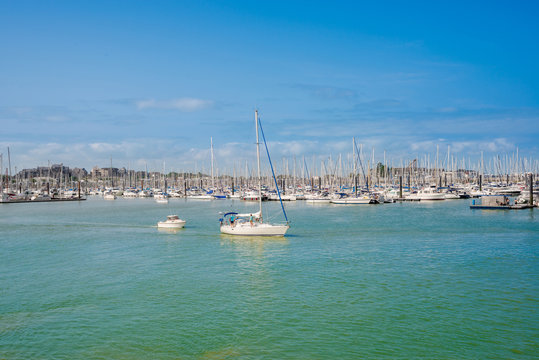 Yachts in the marina of La Rochelle, Charente Maritime, France