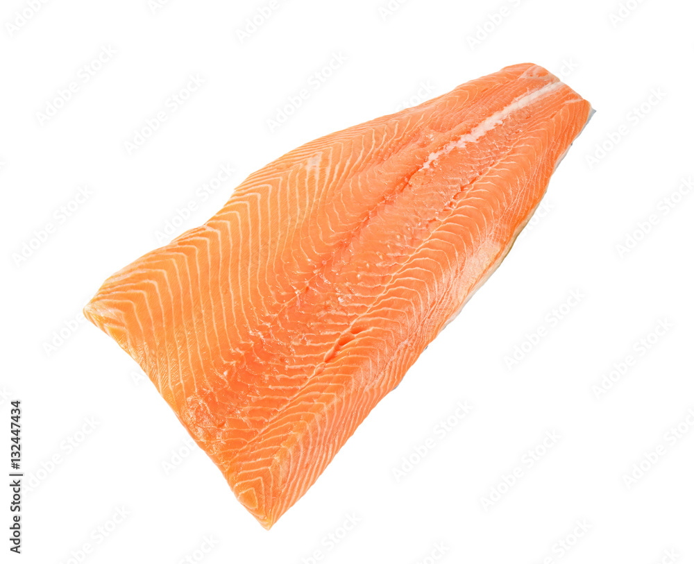 Poster fresh salmon fillet