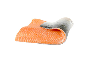 raw salmon fillet