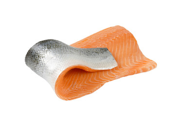 raw salmon fillet