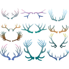 Set of deer antlers