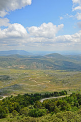 Fototapeta premium Spring view of Sierra Subbetica