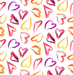 Lipstick Hearts Background