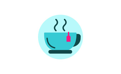 Vector modern tea cup icon