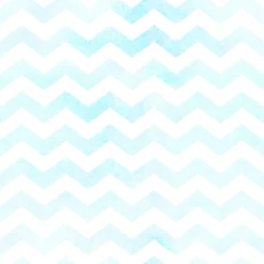  Naadloze aquarel chevron patroon in blauw. Naadloze patroon. © Pineapples