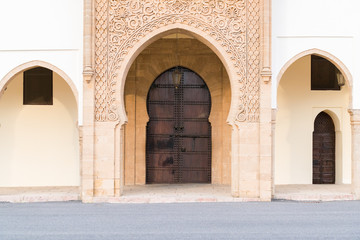 Mosque near the Royal palace in Rabat, Morocco
