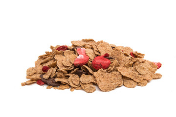 cereal with strawberries