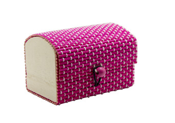 Pink jewelry box