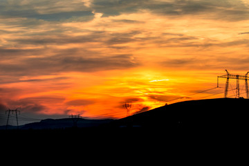 Obraz premium Amazing sunset clouds