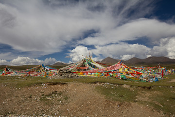 Prayer Flags in Tibet, PR China