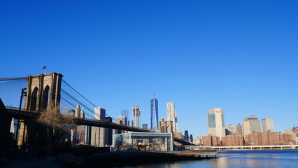 Fototapeta na wymiar NYC bridge