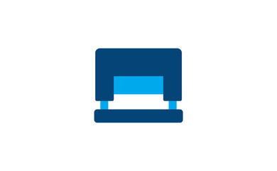 Vector flat modern stapler tool icon