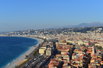 Fototapeta na wymiar Nizza an der Côte d’Azur
