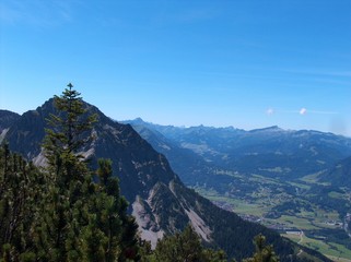 Fototapeta premium Allgäuer Berge mit Entschenkopf