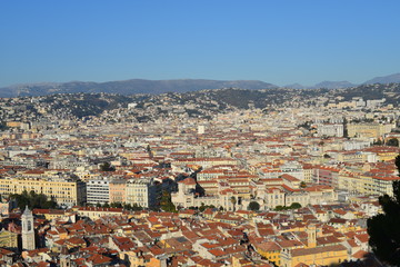Naklejka premium Nizza an der Côte d’Azur