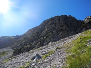 Obraz premium Allgäuer Berge bei Hinterstein und Hindelang