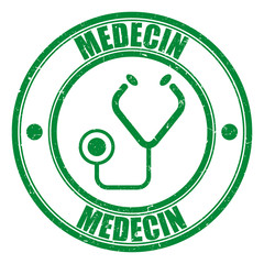 Logo médecin. Médecine.