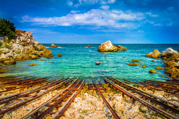 Tyulenovo village at black sea coast, Bulgaria