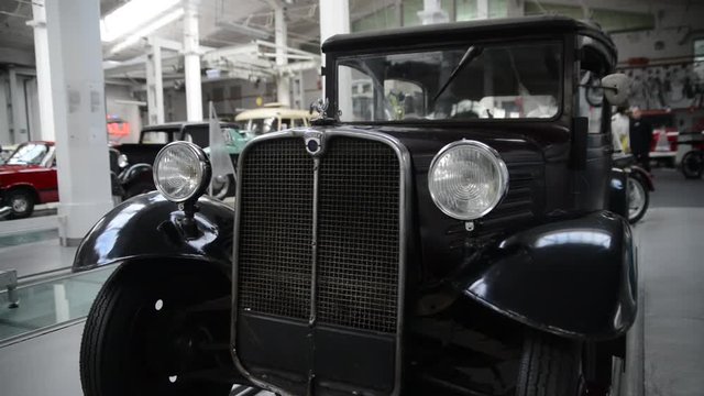 Szczecin, Poland - December 2, 2016: Stoewer - German first front-wheel serial cars.
