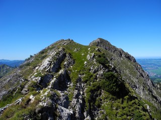 Bergwanderung im Allgäu auf die Rotspitze
