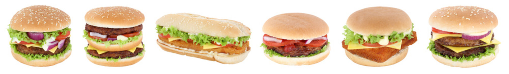 Hamburger Freisteller freigestellt isoliert Sammlung Collage Che