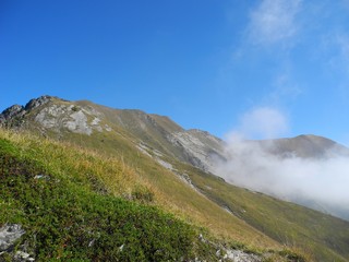 Fototapeta na wymiar La Salette in den französischen Alpen