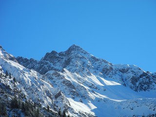 Obraz premium Winter in den Allgäuer Bergen