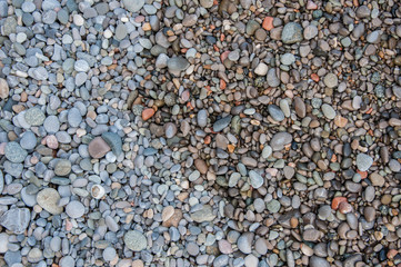 icolorful pebbles on the beach n high quality