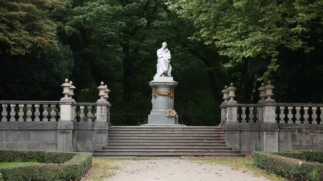 Statue of Friedrich Schiller in Munich, Germany