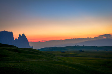 Fototapeta na wymiar Italian sunset
