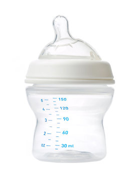 Empty baby bottle