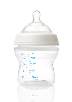 Empty baby bottle